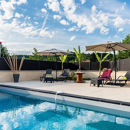 Villa Des Oliviers Sublime Villa Avec Piscine Chauffee Et Privee Et Baby Foot Bon-Encontre Exteriör bild