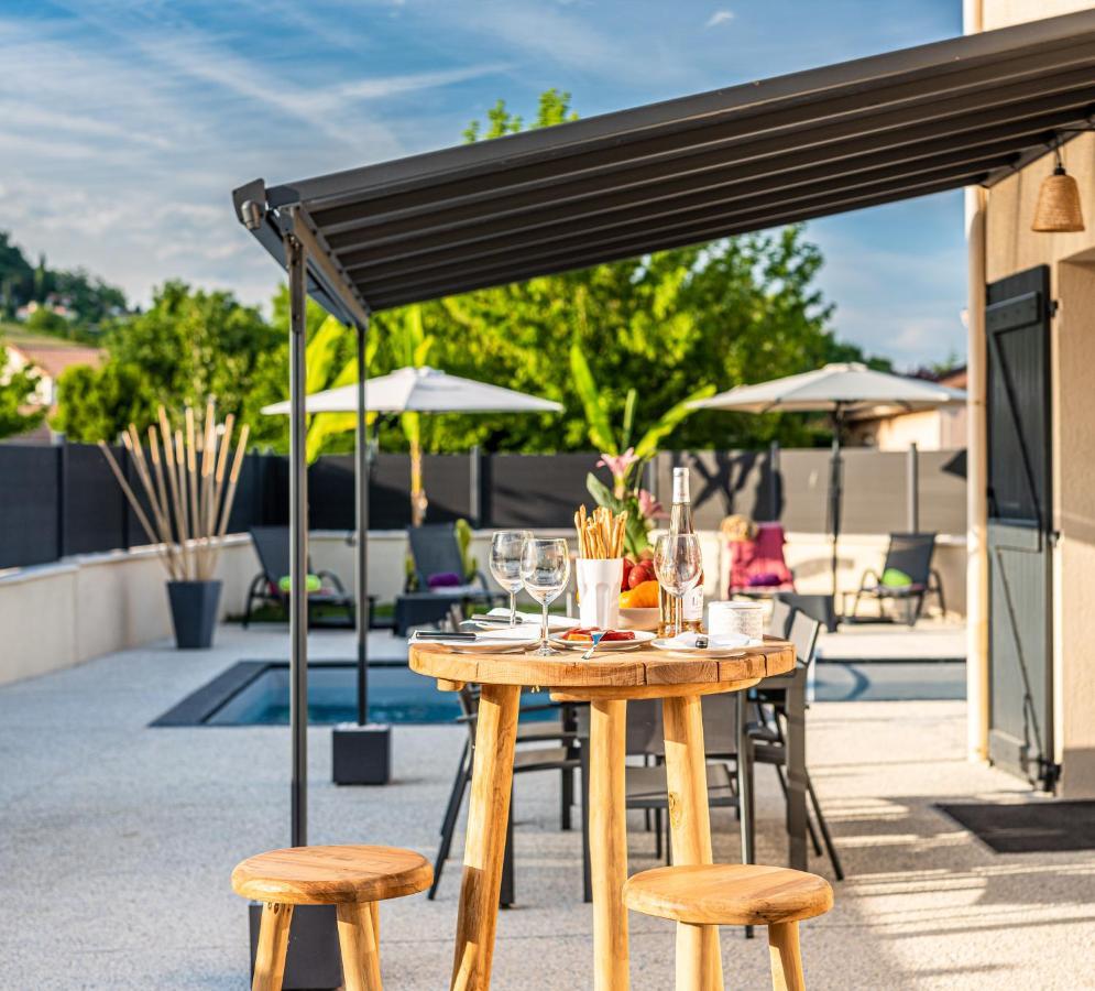 Villa Des Oliviers Sublime Villa Avec Piscine Chauffee Et Privee Et Baby Foot Bon-Encontre Exteriör bild