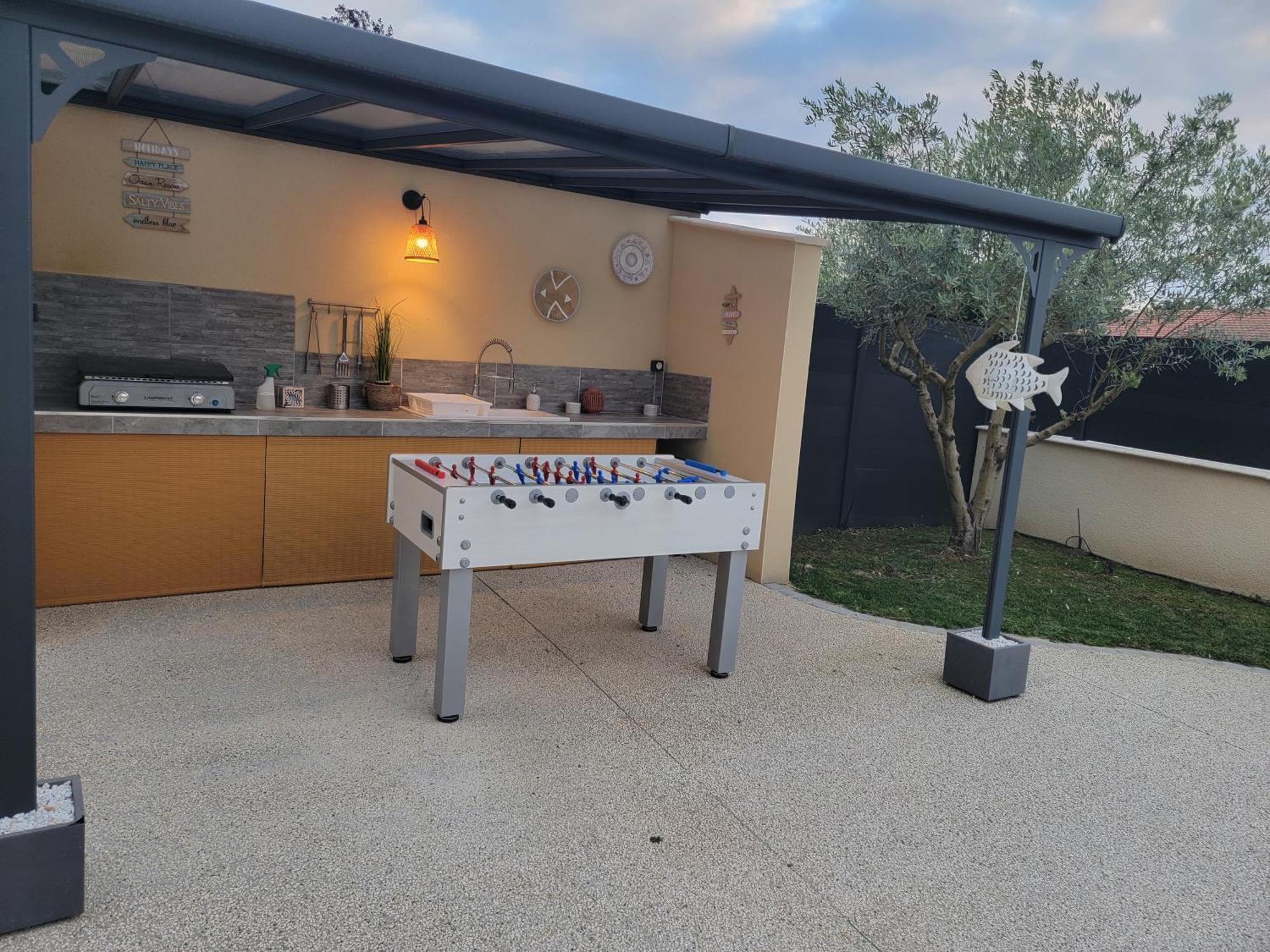 Villa Des Oliviers Sublime Villa Avec Piscine Chauffee Et Privee Et Baby Foot Bon-Encontre Exteriör bild